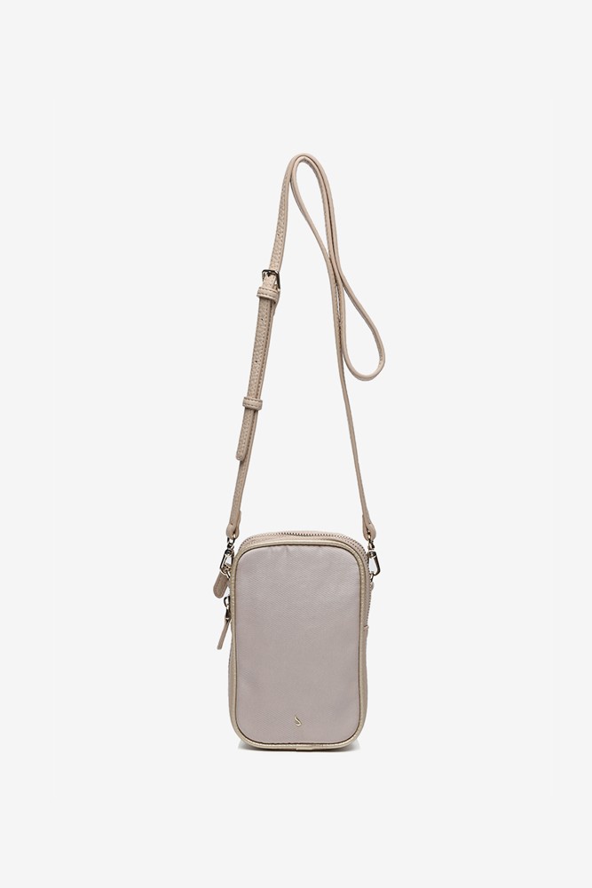 Abbacino Bolso para el móvil en materiales reciclados beige Tienda