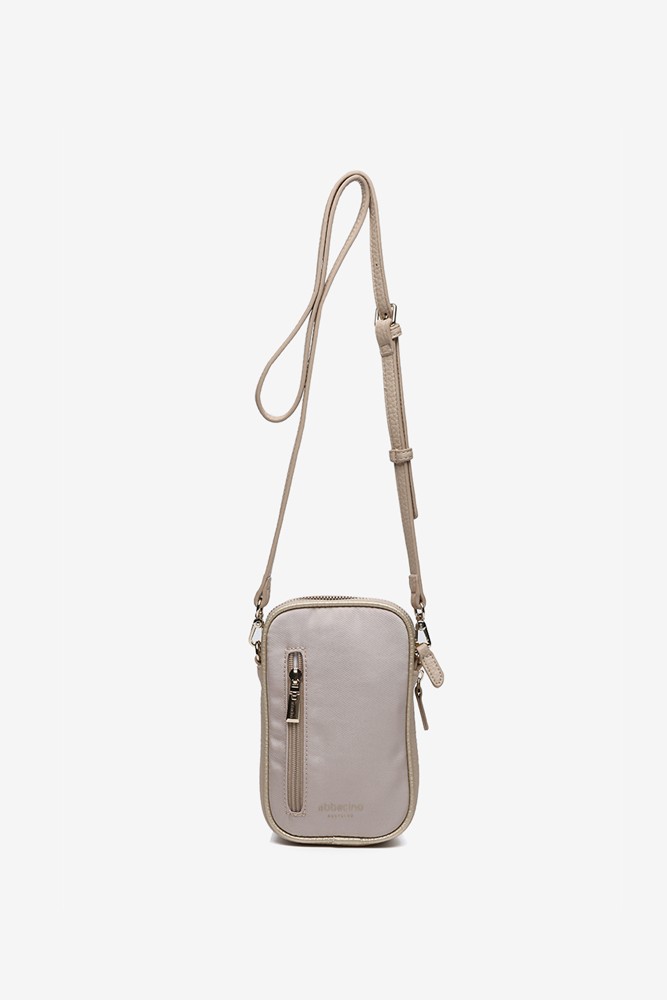Abbacino Bolso para el móvil en materiales reciclados beige Tienda