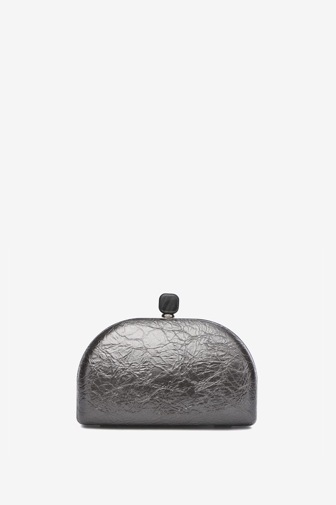 Abbacino Clutch de fiesta metalizado en plata Últimos 3 días
