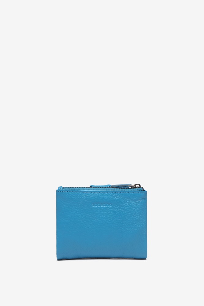 Abbacino Cartera pequeña de piel en azul COMPRAR AHORA