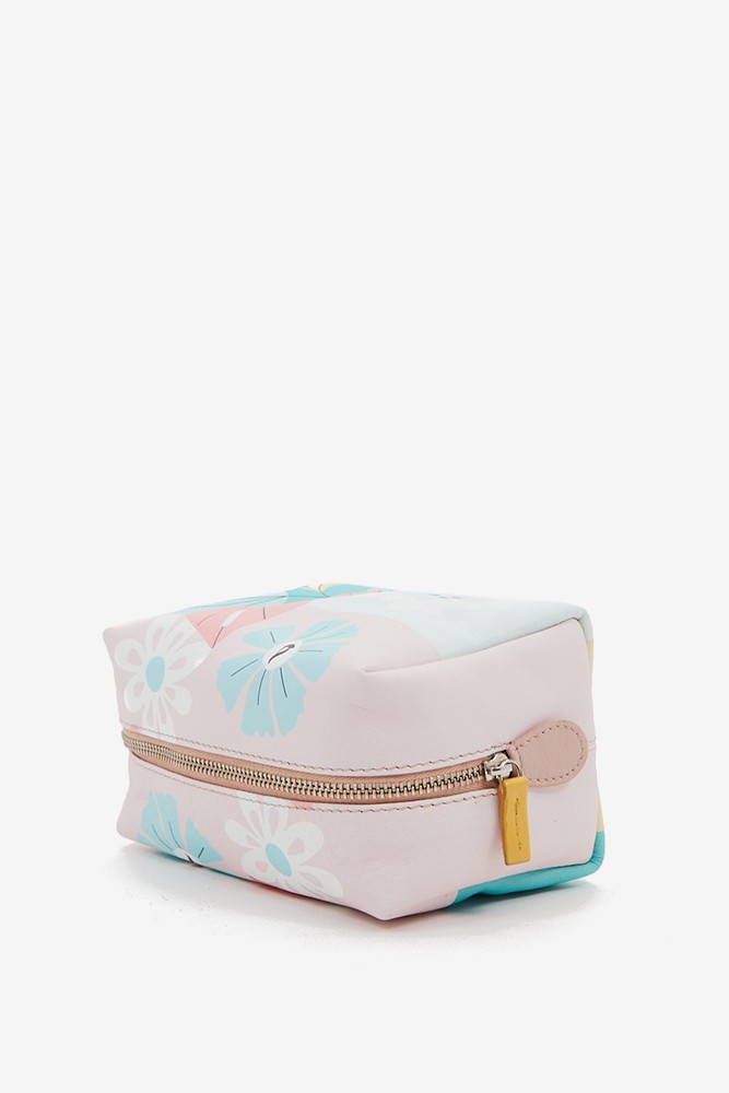 Abbacino Neceser grande de mujer en piel con print floral Grandes descuentos