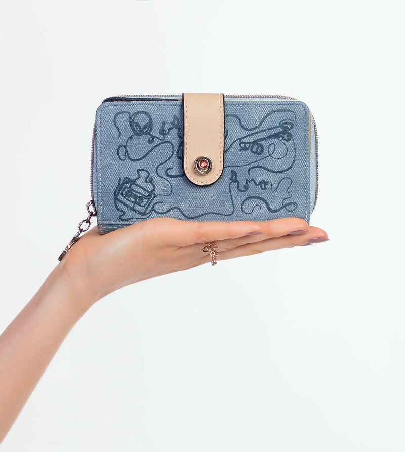 Anekke Fun & Music large printed wallet Anekke Envío gratis