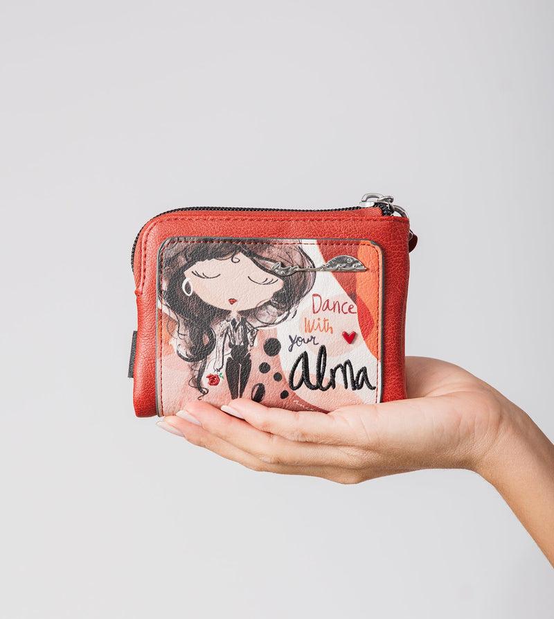 Anekke Small flexible RFID wallet Alma Oferta especial de fábrica