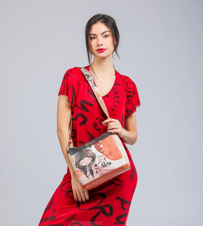 Anekke Crossbody bag with 3 compartments Alma Limitado a 3 días