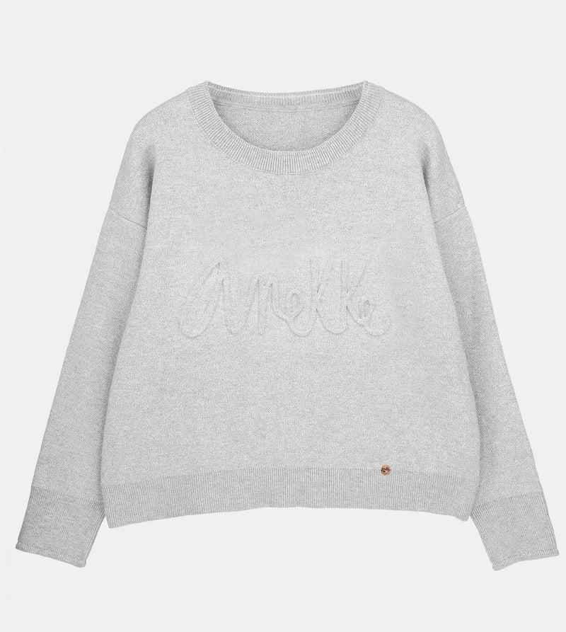 Anekke Gray Contemporary Sweater Tienda de fábrica