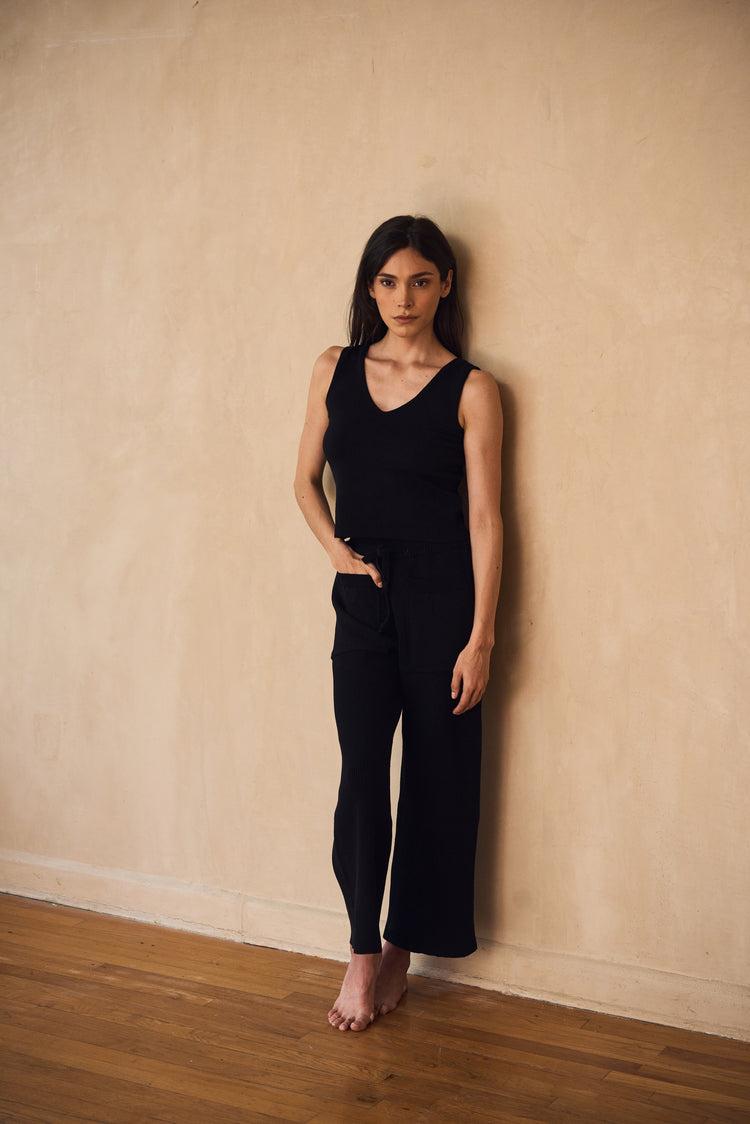 ﻿Camille Amsterdam Black Knitted Top Últimos 3 días