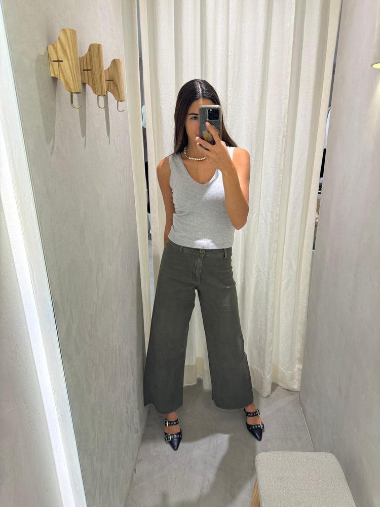Camille Amsterdam Grey Knitted Top Solo hoy