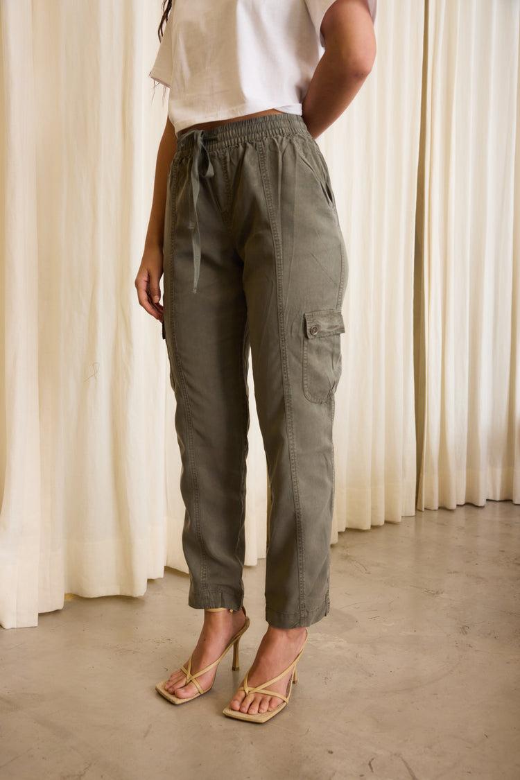 Camille Bodrum Olive Pants Descuento por venta flash