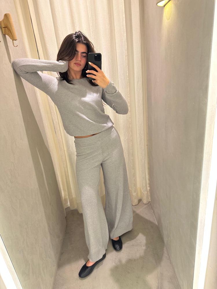 Camille Denver Grey Knitted Pants Envío gratis