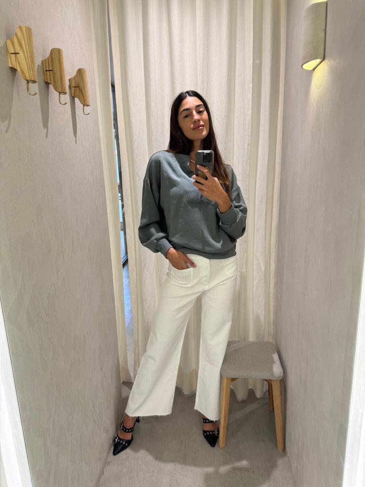 Camille Cape Town Olive Sweat En oferta