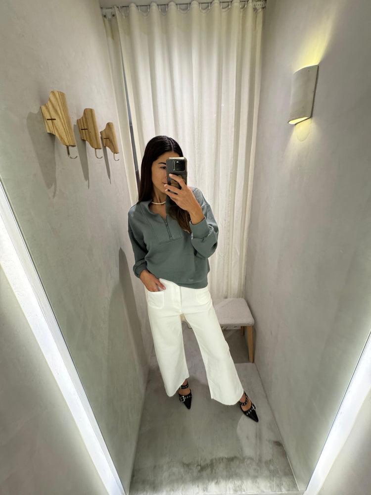Camille Cape Town Olive Sweat En oferta
