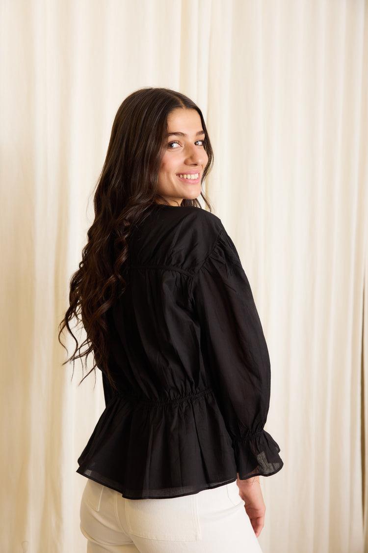 Camille Capri Blouse Libre de impuestos