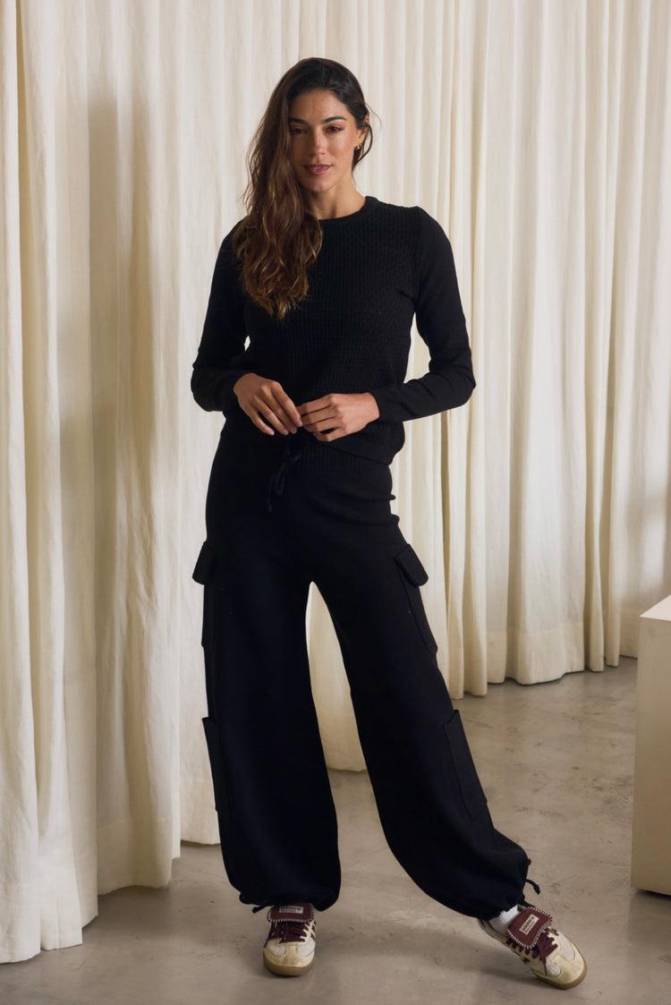 Camille Geneva Black Sweater Outlet online