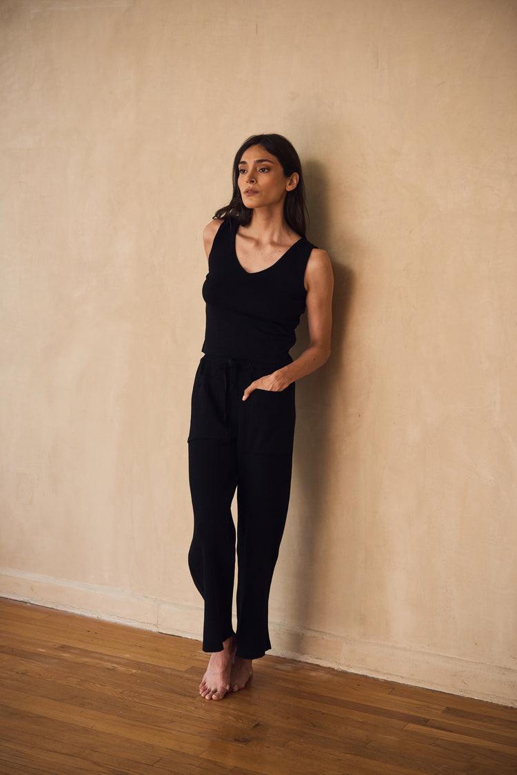 Camille Lisbon Black Knitted Pants COMPRAR AHORA