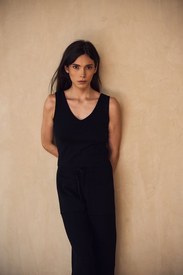 Camille Lisbon Black Knitted Pants COMPRAR AHORA