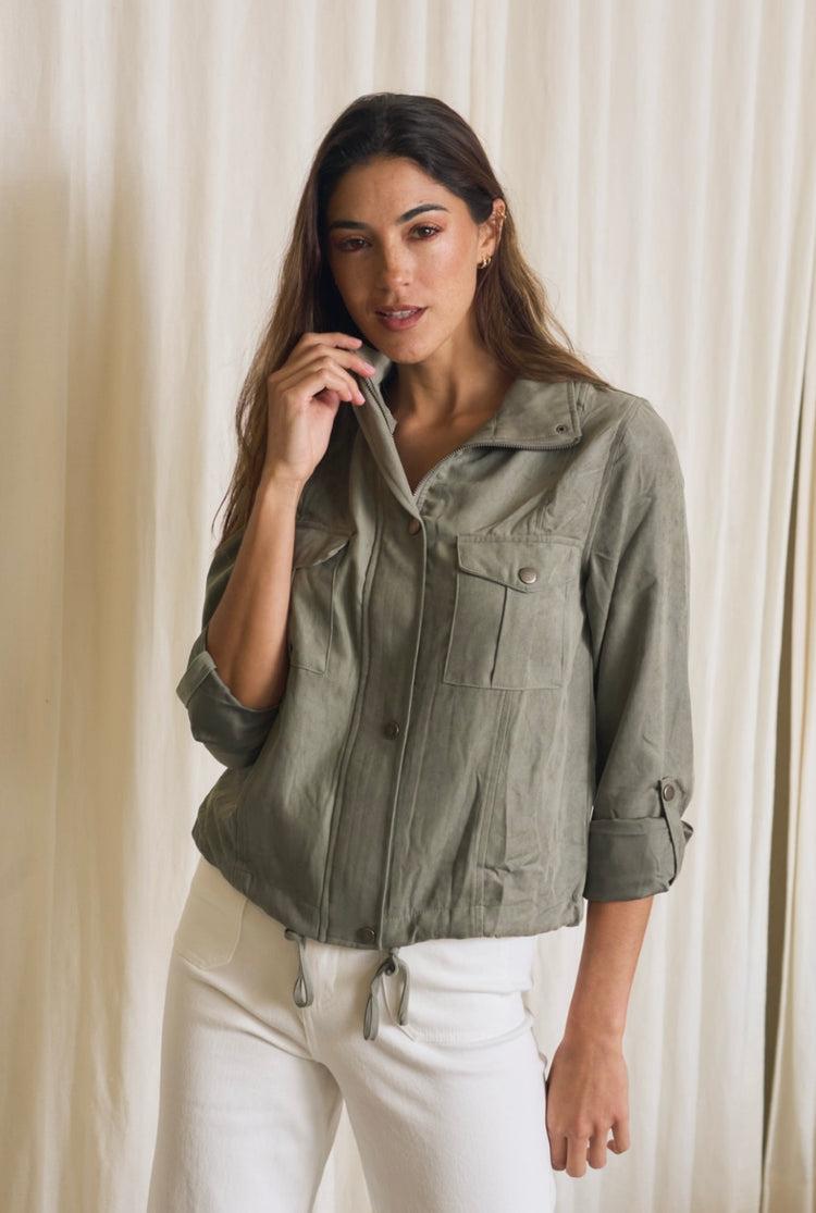 Camille Porto Sage Jacket Descuento por venta flash