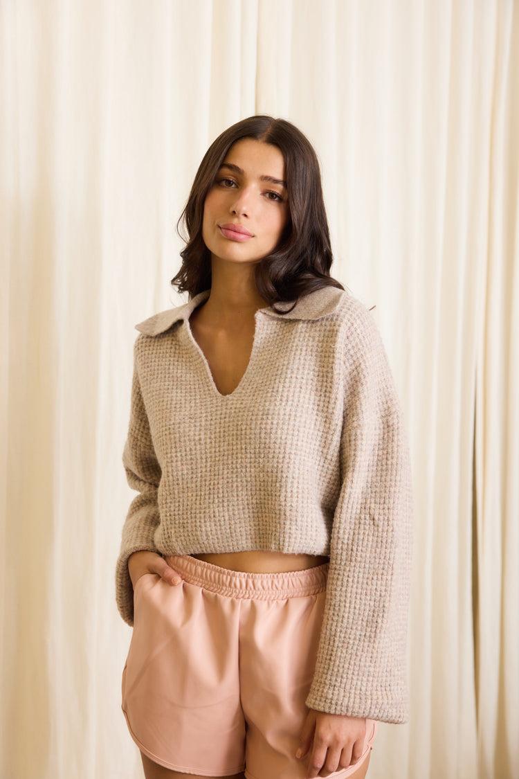 Camille Vienna Vegan Leather Blush Short Outlet online