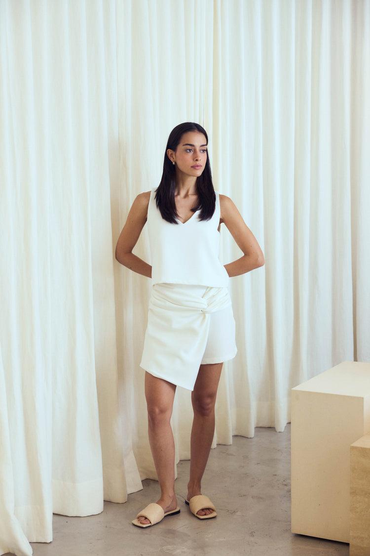 Camille Sydney White Top Tienda