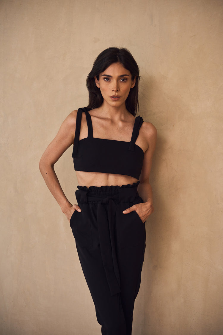 Camille Milan Black Tide Top Rebajas de fábrica