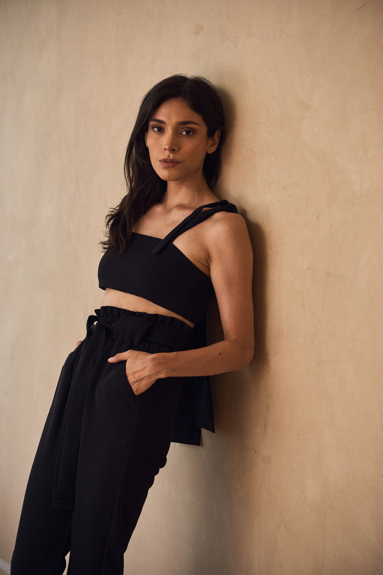 Camille Milan Black Tide Top Rebajas de fábrica