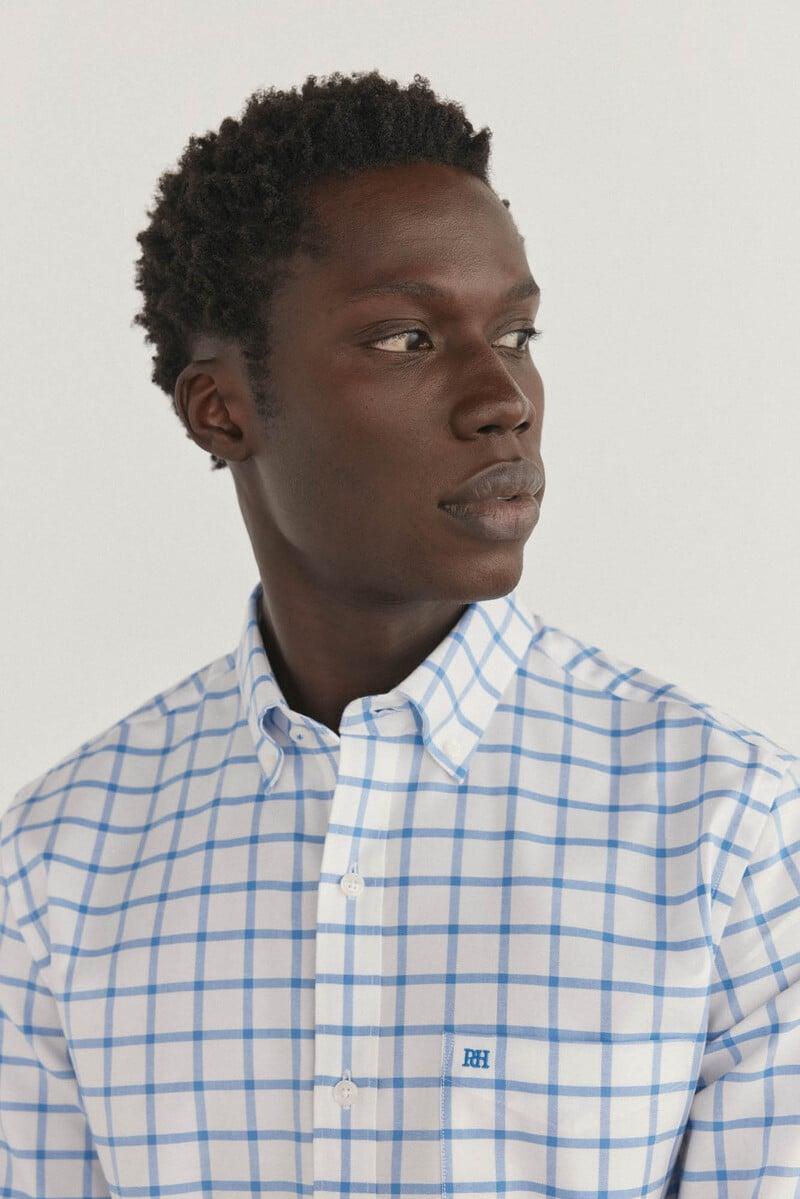 Cortefiel Camisa non iron oxford cuadros