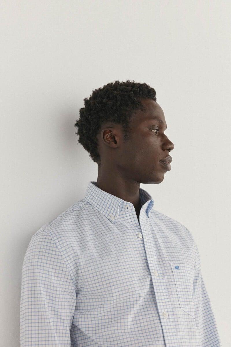 Cortefiel Camisa non iron oxford cuadros Superdescuento