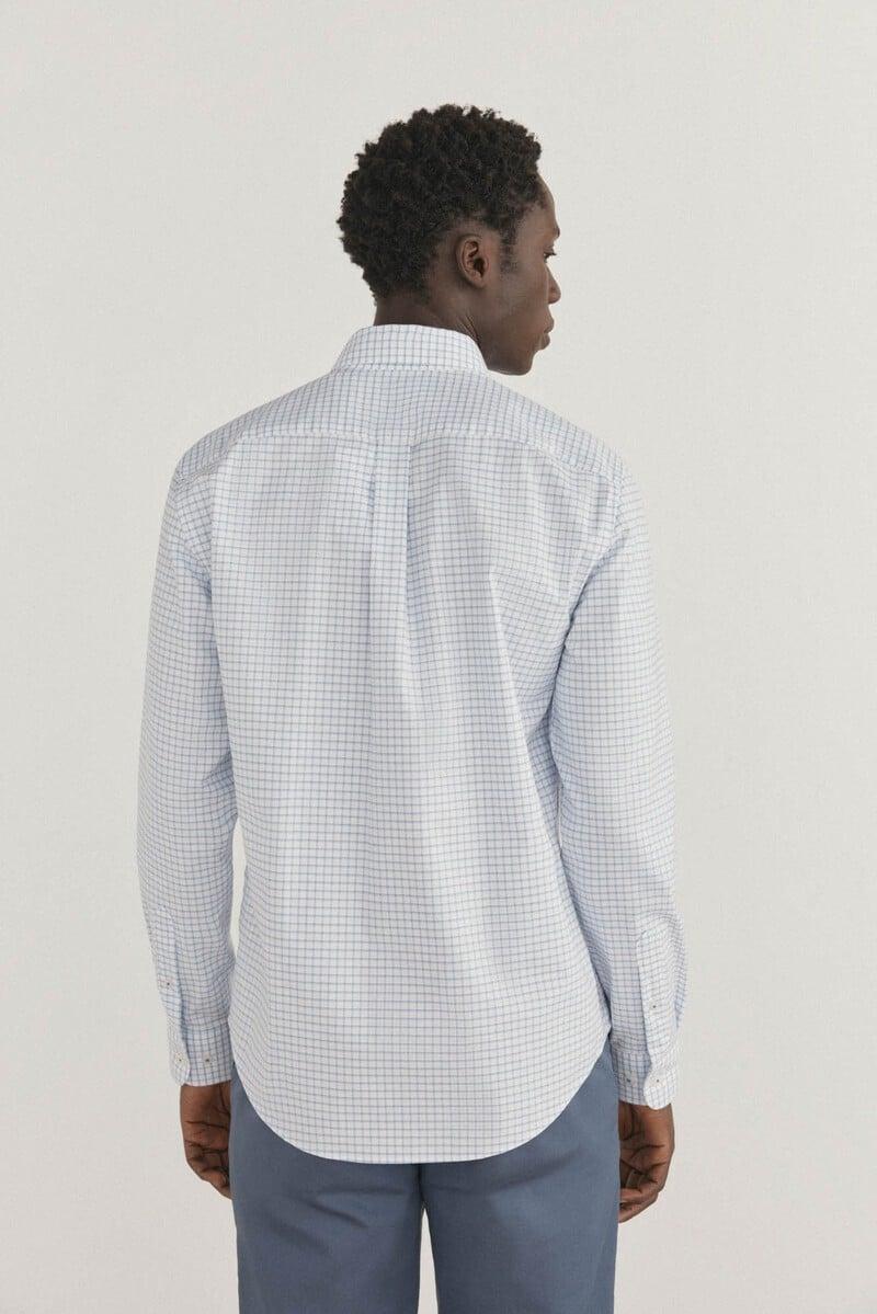 Cortefiel Camisa non iron oxford cuadros Superdescuento