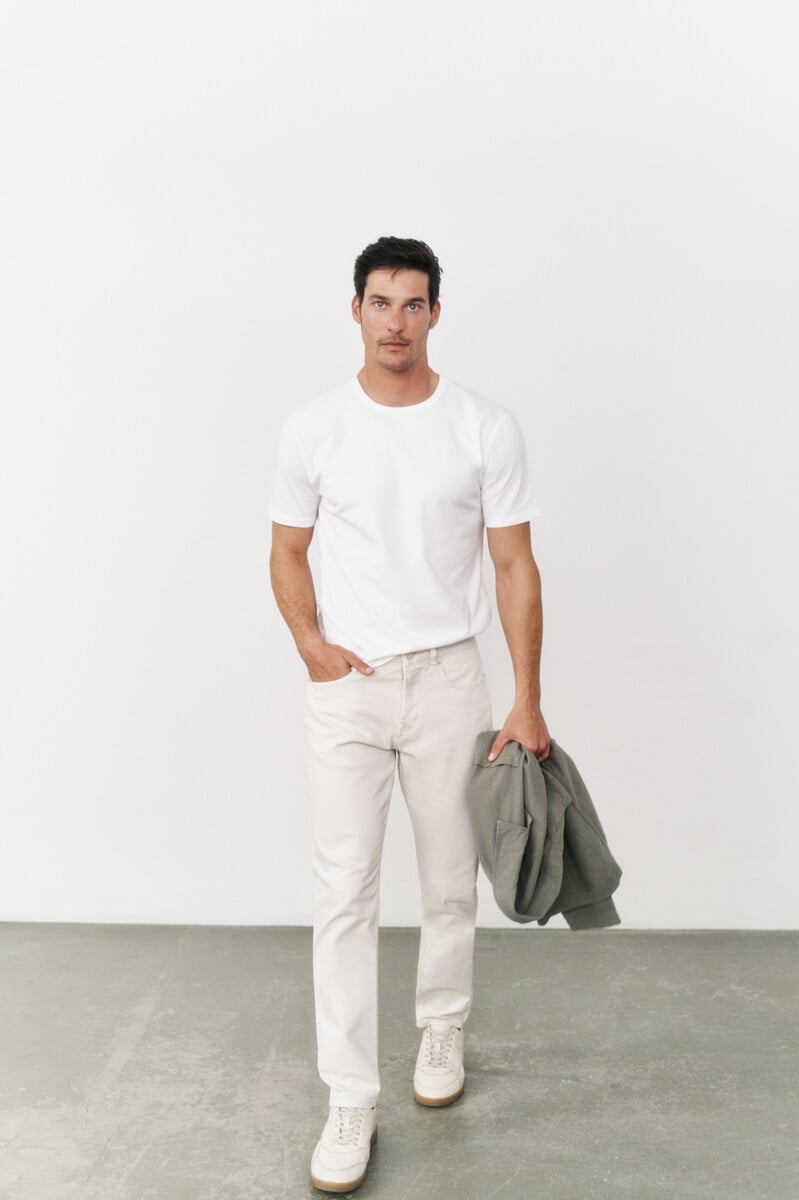 Cortefiel Jeans 5 bolsillos color slim