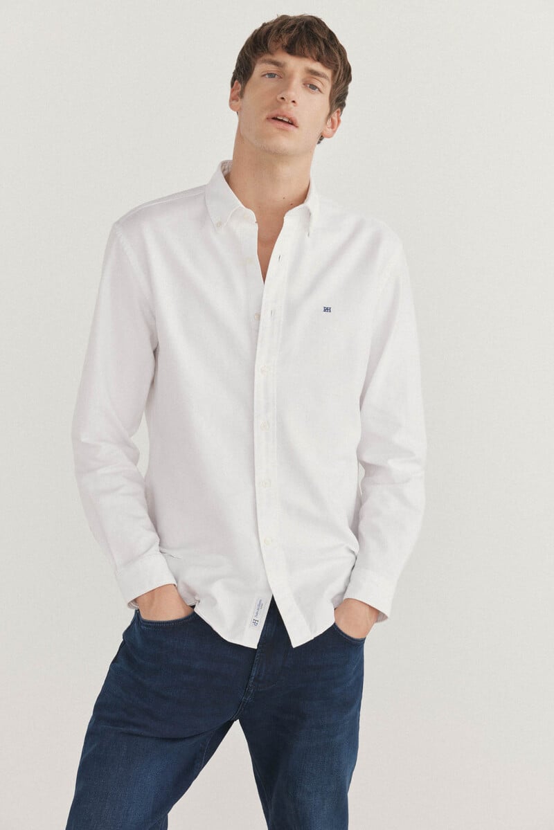 Cortefiel Camisa iconic oxford liso
