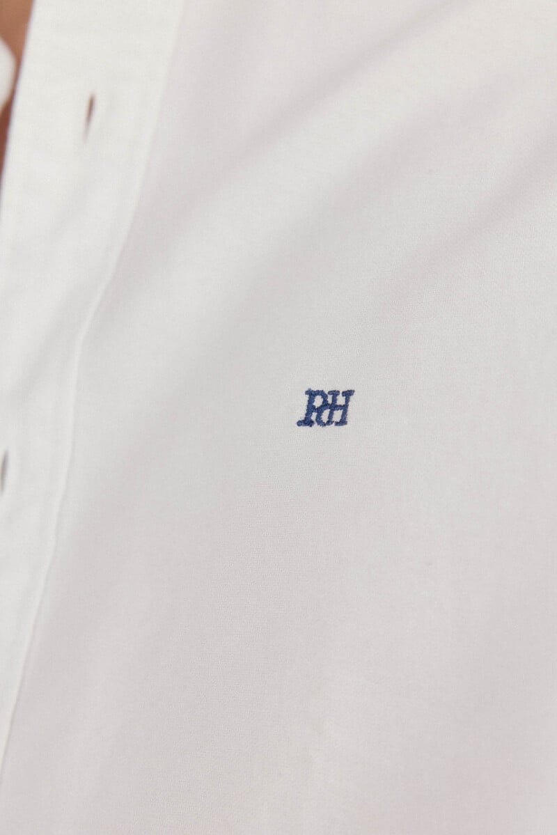 Cortefiel Camisa iconic oxford liso Rebajas de fin de temporada