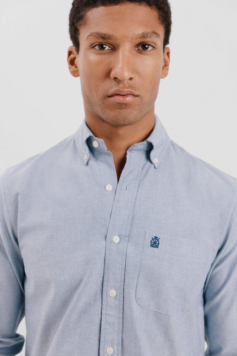 Cortefiel Camisa oxford liso Rebajas