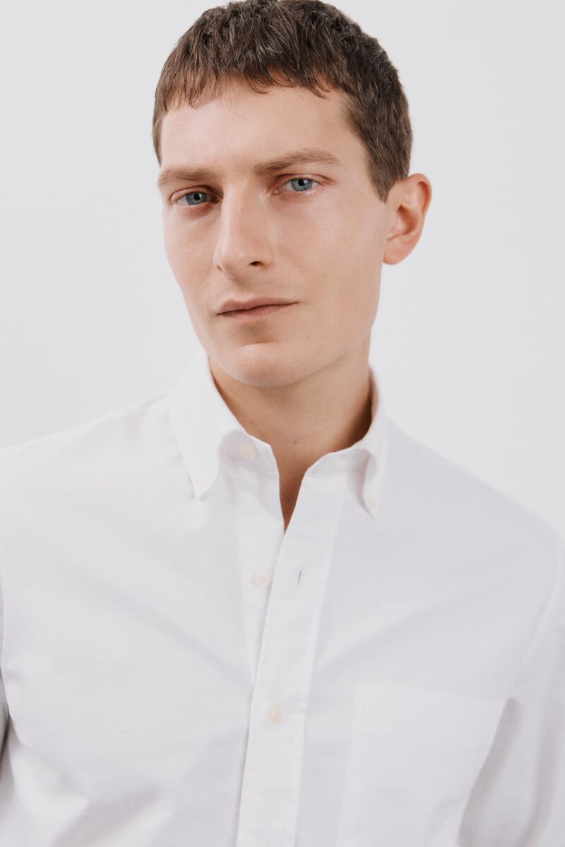 Cortefiel Camisa oxford liso Ofertas