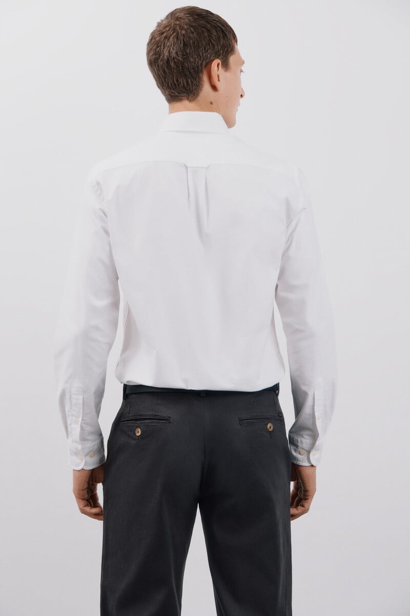 Cortefiel Camisa oxford liso Ofertas