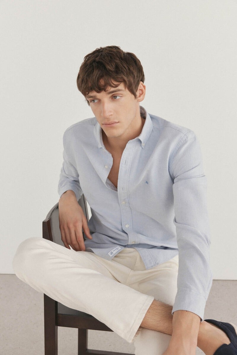 Cortefiel Camisa iconic oxford liso Los más vendidos