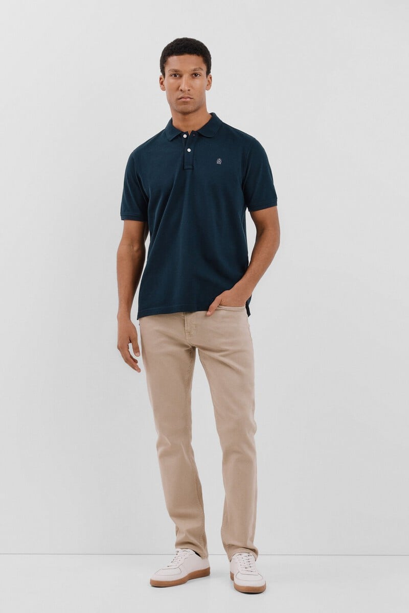 Cortefiel Polo básico piqué Mejor oferta
