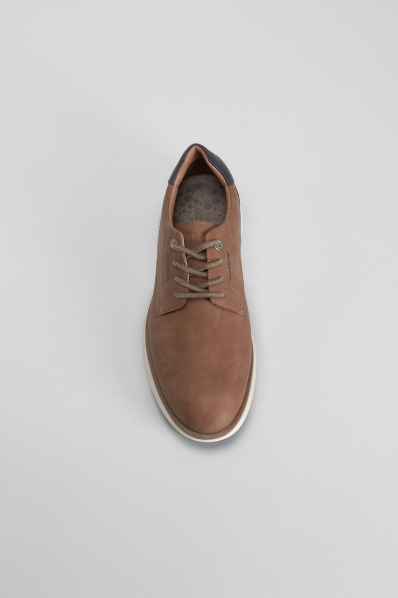 Cortefiel Blucher hexaflex marrón COMFEET Envío gratis