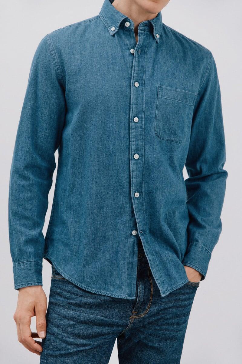 Cortefiel Camisa denim