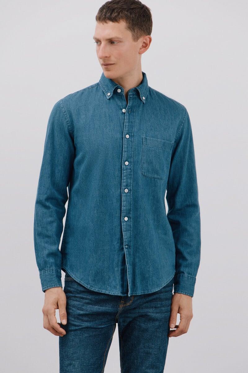 Cortefiel Camisa denim COMPRAR AHORA