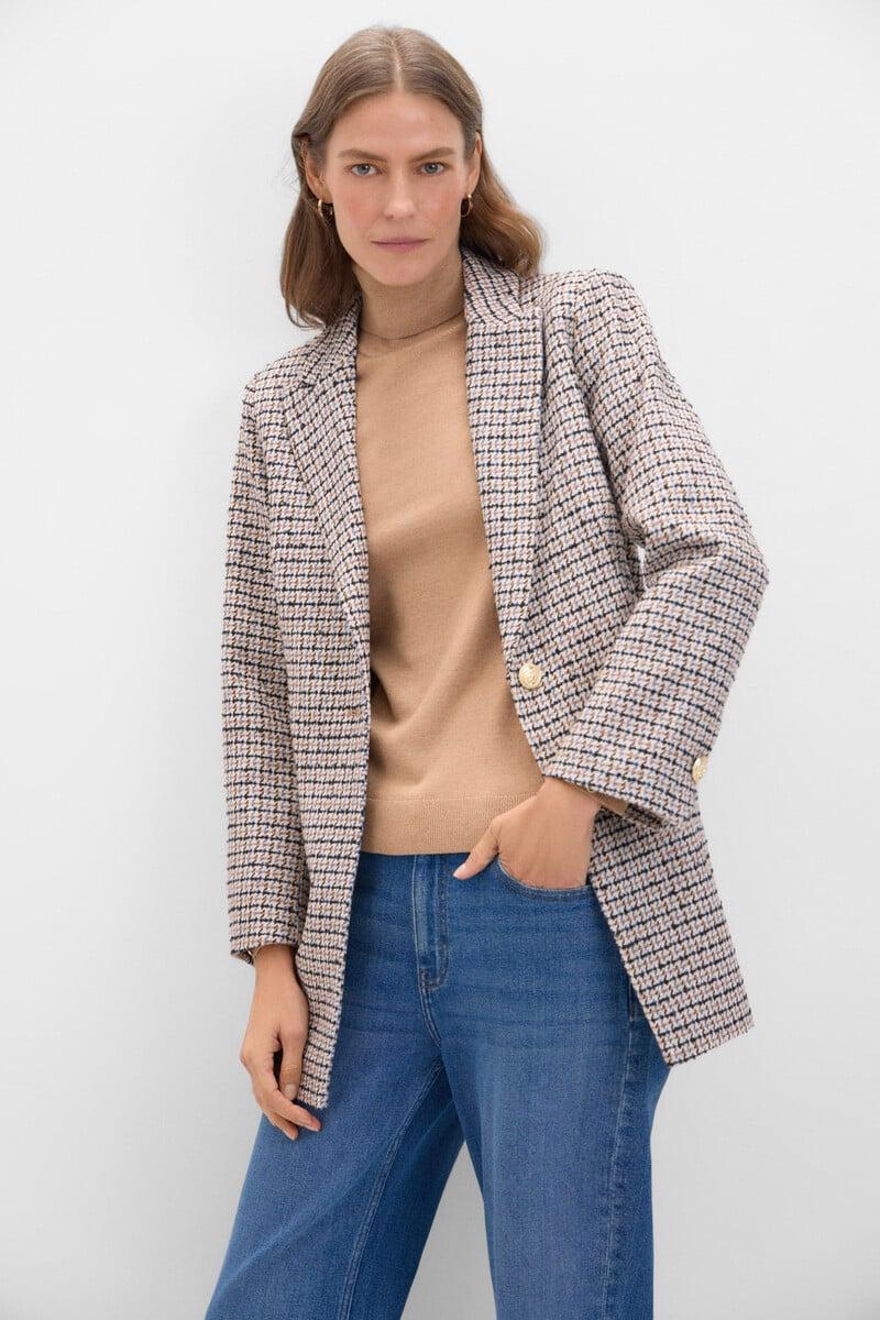 Cortefiel Blazer levita cuadros