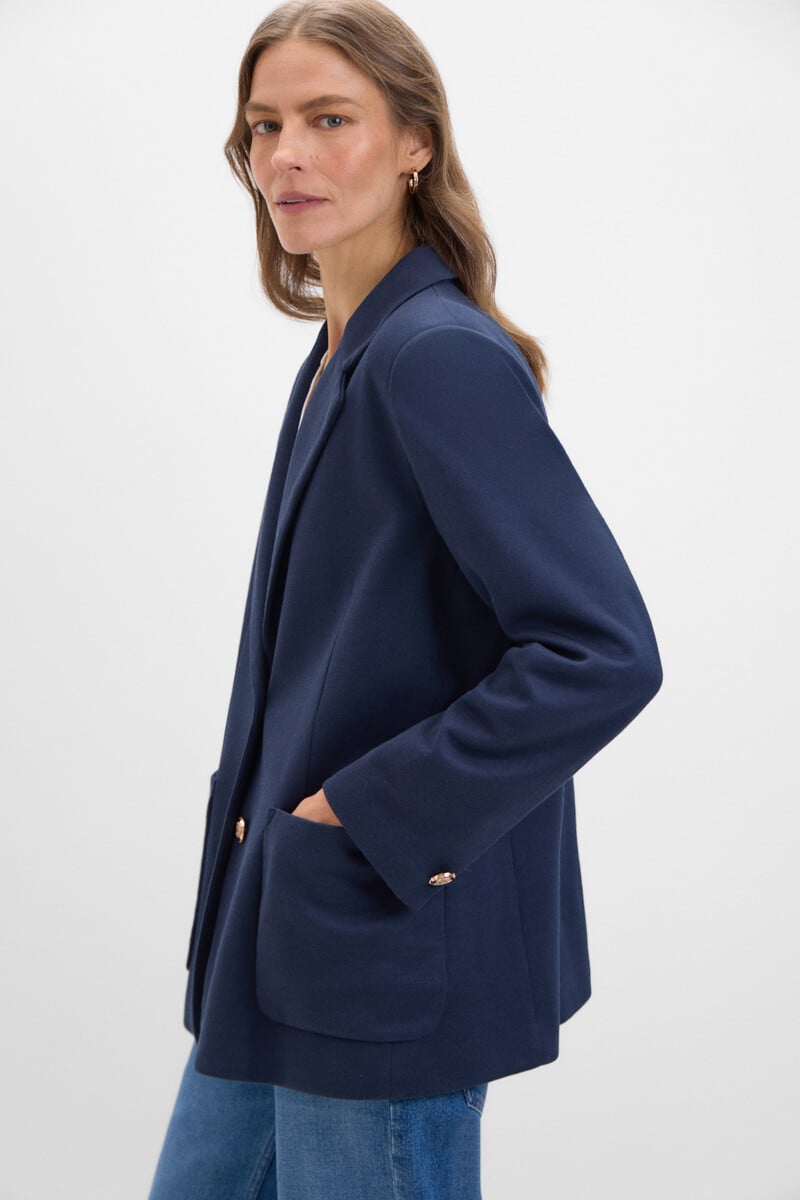 Cortefiel Blazer de punto piqué Grandes descuentos