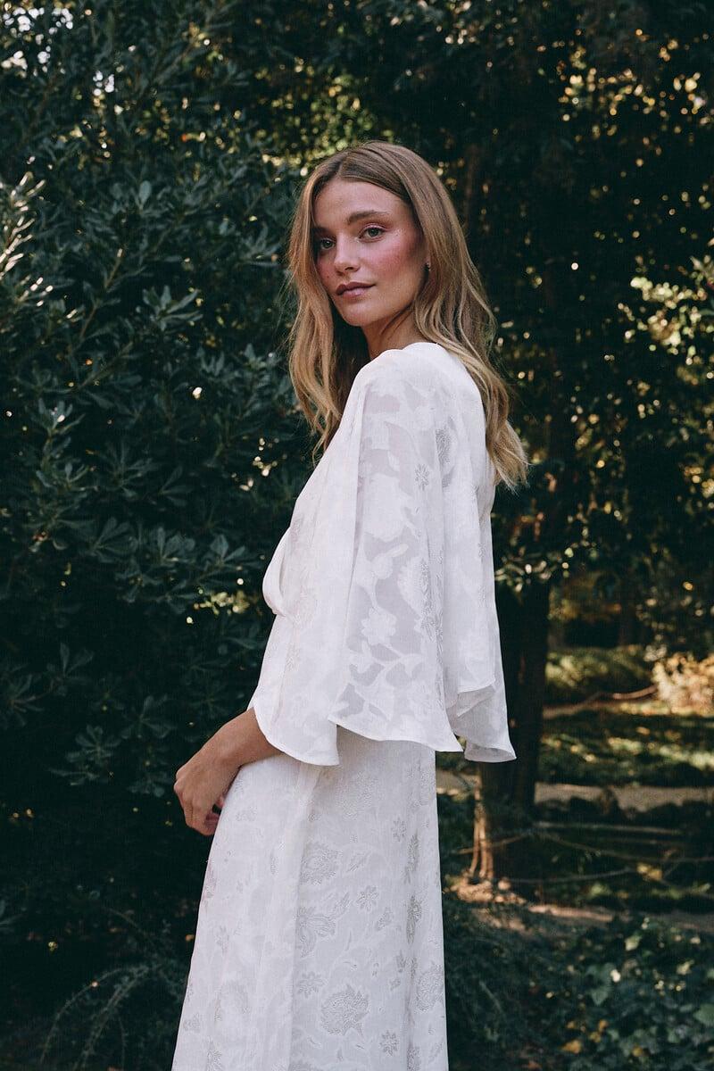 Cortefiel Vestido de novia Lisandra Ofertas de temporada