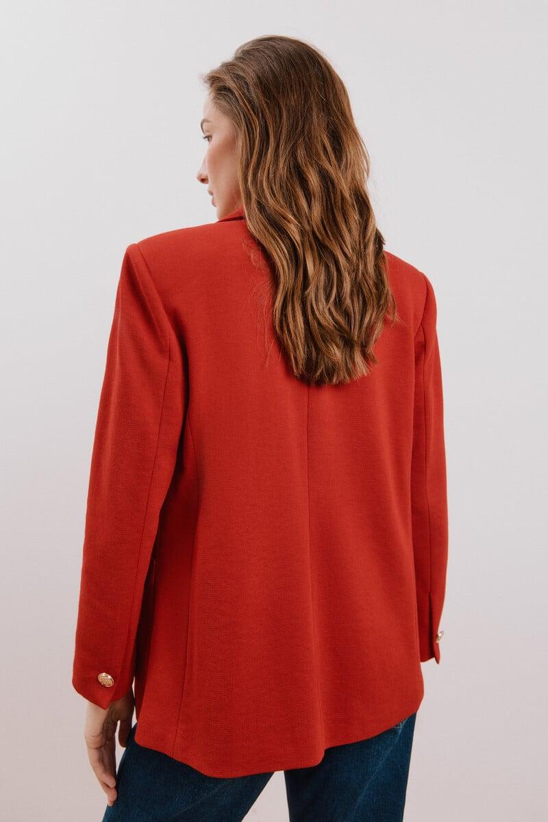 Cortefiel Blazer de punto piqué Ofertas especiales