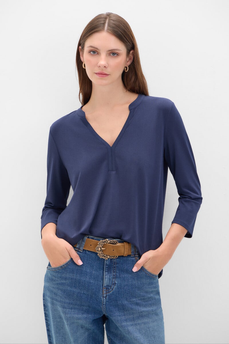 Cortefiel Camiseta básica fluida En oferta