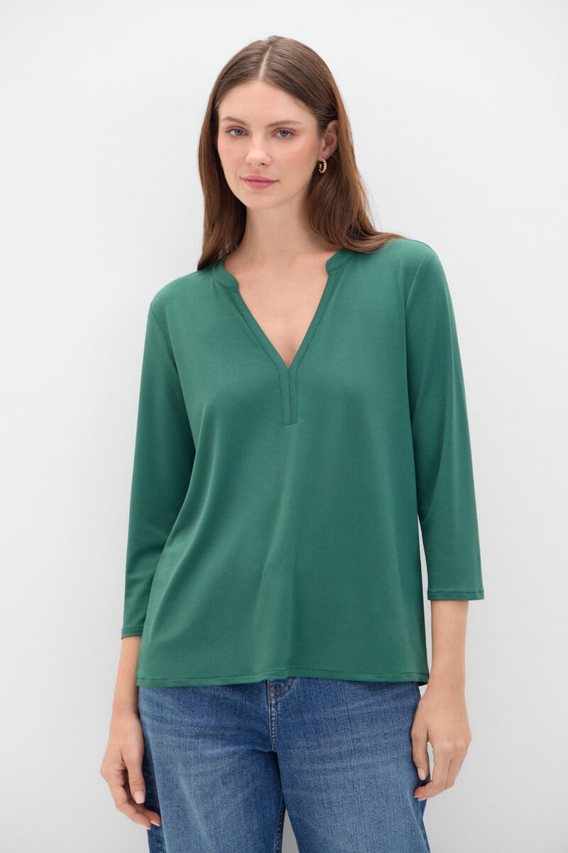 Cortefiel Camiseta básica fluida Los más vendidos