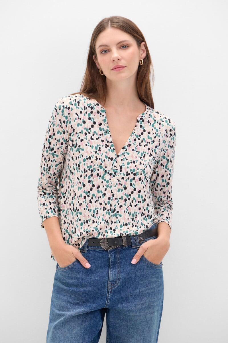 Cortefiel Camiseta básica fluida Mejor oferta