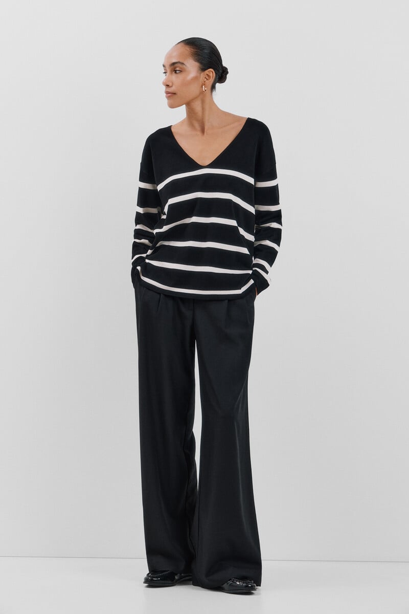 Cortefiel Jersey escote pico Rebajas online