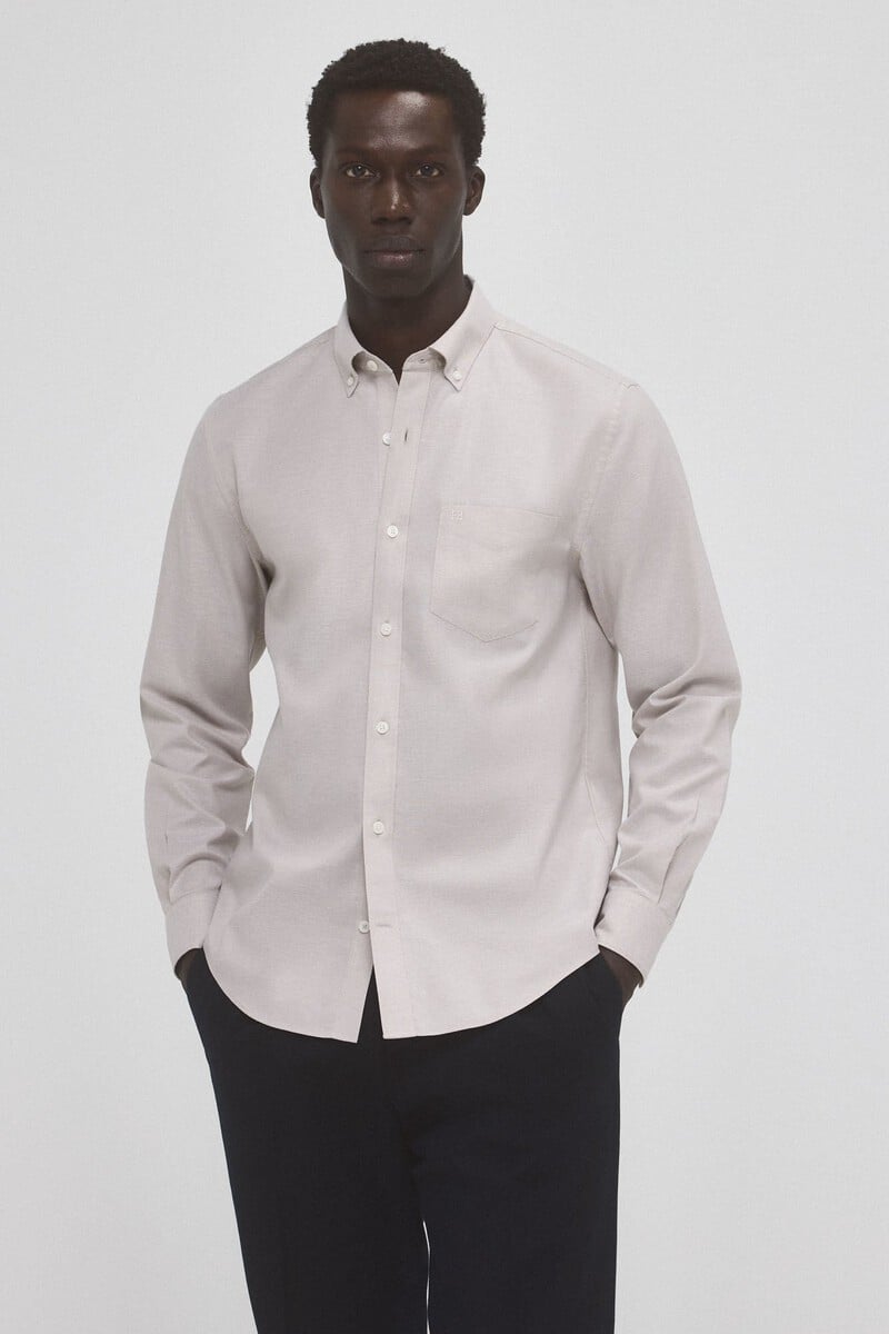 Cortefiel Camisa non iron oxford liso
