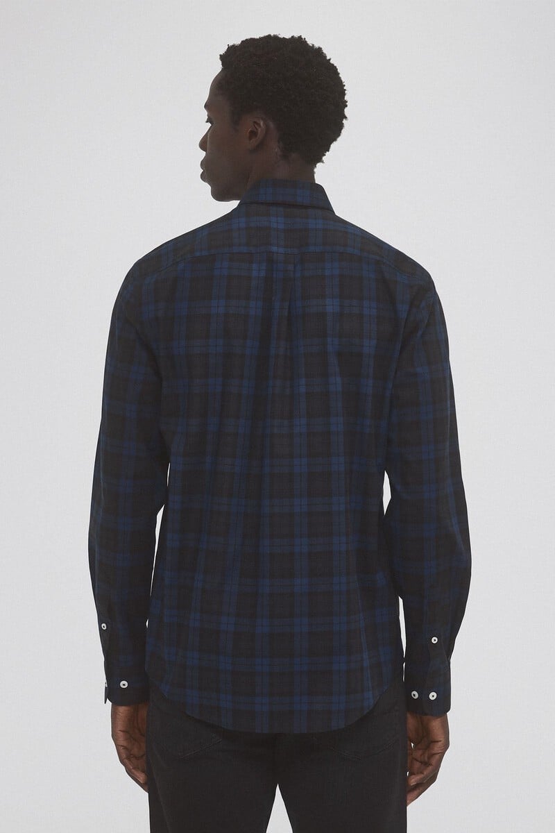 Cortefiel Camisa non iron cuadros twill En oferta