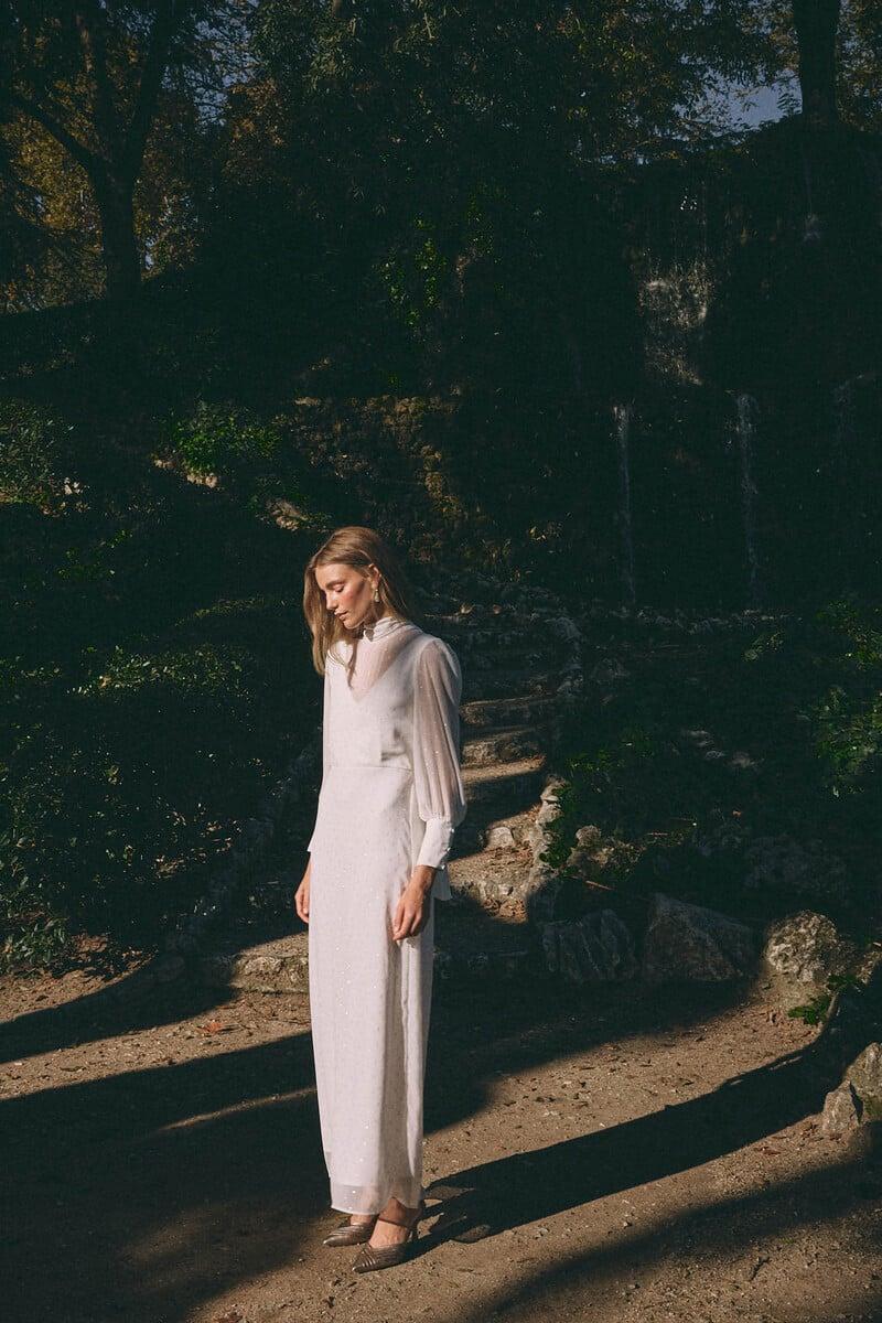 Cortefiel Vestido de novia Francisca Rebajas top