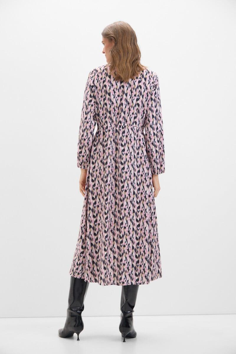 Cortefiel Vestido largo estampado geométrico Envío gratis